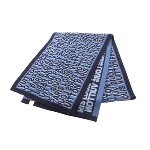 [Used] Louis Vuitton LOUIS VUITTON Scarf Echarpe LV Tag Wool Scarf Men's Used B