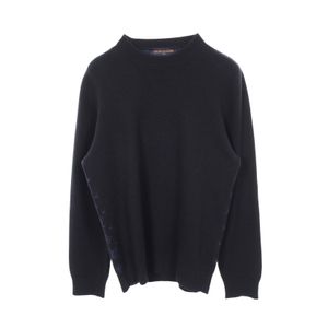 [Used] LOUIS VUITTON Half & Half Monogram Cashmere Wool Knit Men's Knitwear Used B