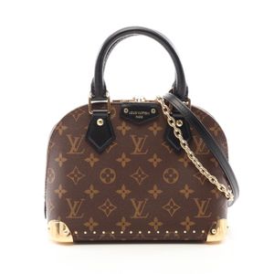 [Used] Louis LOUIS VUITTON Alma Trunk BB Monogram 2-Way Handbag M26084 PVC Coated Canvas Leather Alma Trunk BB Women's