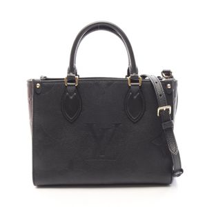 [Used] Louis Vuitton LOUIS VUITTON Handbag OnTheGo PM Monogram Empreinte Noir 2WAY M45653 Noir Leather OnTheGo PM Women's Used B