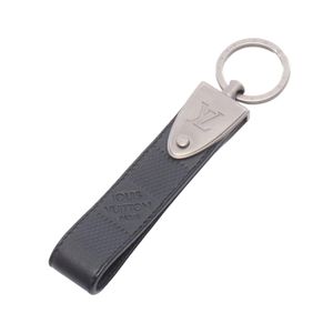 [Used] Louis Vuitton LOUIS VUITTON Keychain Portefeuille Dragonne Damier Infini M65051 Noir Leather Portefeuille Dragonne Men's Used A