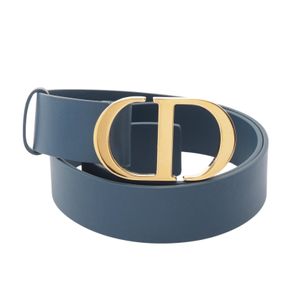 【中古】 ディオール Dior ベルト CDロゴバックル レザー ベルト レディース Used A