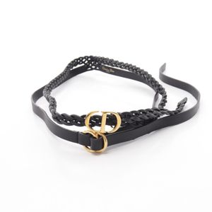 【二手】 迪奥Dior 皮带 CD标志扣 真皮皮带 女士 Used A