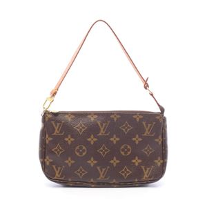 【二手】 LOUIS VUITTON 手提包 Pochette Accessoires Monogram M51980 PVC涂层帆布 皮革 Pochette Accessoires