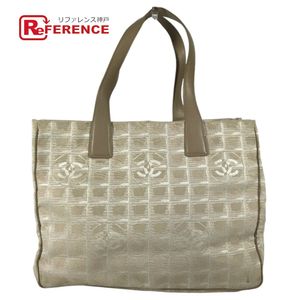 CHANEL 8371*** CC Coco Mark Logo New Travel Line MM Tote Bag