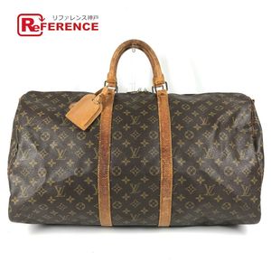 LOUIS VUITTON VI8001 Monogram Keepall Bandoulière 55 Boston Bag