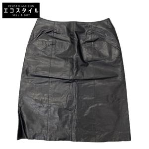 香奈兒 02A P20261 Coco Mark 皮革半身裙，38 碼 [二手]