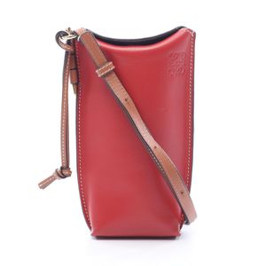 【二手】LOEWE LOEWE POCKET 單肩包，皮革，女士，二手 B