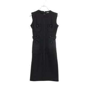 【二手】DSQUARED2 無袖 Melton 連身裙，尺寸 2PR/2014/4973，羊毛/尼龍混紡，女款，二手 B