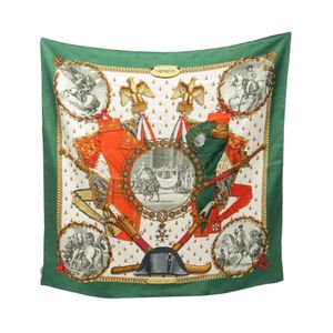 【中古】 エルメス HERMES スカーフ カレ90 NAPOLEON シルク カレ90 レディース Used B