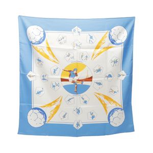 【中古】 エルメス HERMES スカーフ カレ90 Vive les champions! シルク カレ90 レディース Used A