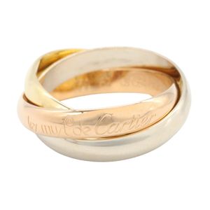 [Pre-owned] Cartier Trinity Ring, K18 (Yellow Gold) / K18WG (White Gold), Women's Trinity Ring, Used A
