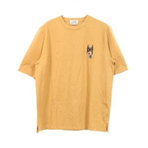 【มือสอง】 เฮอร์มีส HERMES เสื้อยืดแขนสั้น Cheval Masque ผ้าฝ้าย สำหรับผู้ชาย สภาพ A