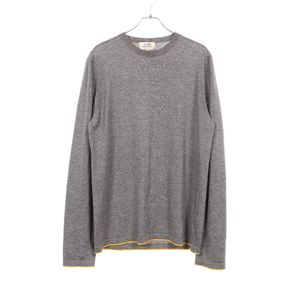 [Used] Hermes HERMES Knit Crew Neck Wool Silk Sweater Men's Used A
