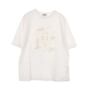 [Used] Hermes HERMES Short-Sleeved T-Shirt Chevaux en Symetrie Cotton T-Shirt Men's Used B