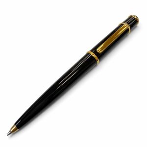 極美品▼Cartier カルティエ ディアボロ ドゥ カルティエ ブルージェムストーン ツイスト式 ボールペン ブラック ゴールド フランス製 メンズ 筆記確認済み