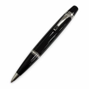 極美品□MONTBLANC モンブラン BOHEME ボエム ブラックジェムストーン ボールペン ブラック シルバー ドイツ製 メンズ 筆記確認済み