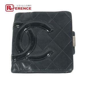 CHANEL 1391**** Cambon Line CC Coco Mark 標誌雙折錢包