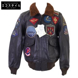 Avirex [Like New/Domestic Authorized Dealer] 783-0950009 TOP GUN GOAT G-1 Goat Leather Flight Jacket Size 40 [Used]