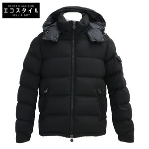 Moncler [Excellent Condition] MONTGENEVRE Wool Hooded Down Jacket, Size 2 [Used]
