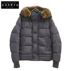 Moncler RIBERA Fur-trimmed Hooded Down Jacket, Size 1 [Used]