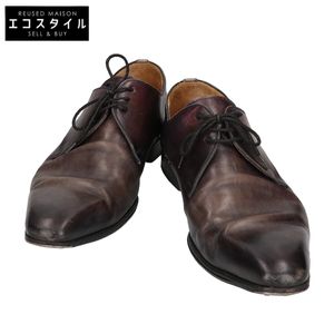 마그나니(Magnanni) FIT HOUSE 25th ANNIVERSARY 모델 17567 외날개 플레인 토 슈즈 42【중고】