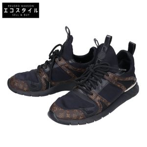 LOUIS VUITTON [Excellent Condition] Aftergame Line Monogram Canvas x Technical Fabric Sneakers 36 1/2 [Pre-owned]