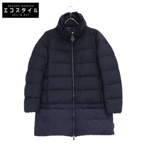 Moncler Argentes wool x nylon panel gathered down jacket, size 1 [Used]