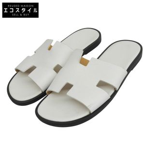 รองเท้าแตะผู้ชาย Hermes Izmir สีขาว ไซส์ 42 (สินค้ามือสอง)