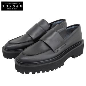 MARW UNITED ARROWS 신품급 레더 로퍼 슈즈 여성용 블랙 24cm 24 [중고]