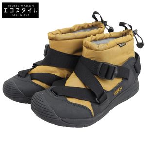 KEEN 미사용급 KEEN HOODZERRA WP 후드제라 부츠 신발 남성용 블랙×브라운 26.5cm 1025477 41(EU) [중고]