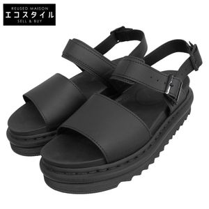 Dr.Martens 미사용급 VOSS 백스트랩 가죽 샌들 슈즈 남성용 블랙 UK7 23802001 7(UK) [중고]