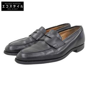 Crockett&Jones ROSEMOUNT 코인 로퍼 슈즈 남성용 블랙 8E 8E【중고】