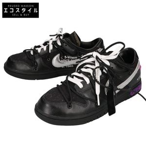 Nike 나이키 x Off-White 오프화이트【신품과 동일】DM1602-001 Dunk Low 1 of 50 Lot.50 덩크 로우 The 50 스니커즈 27【중고】