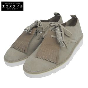 Engineered Garments 신품급 Desert Khan 스웨이드 슈즈 남성용 그레이 계열 8(UK) [중고]