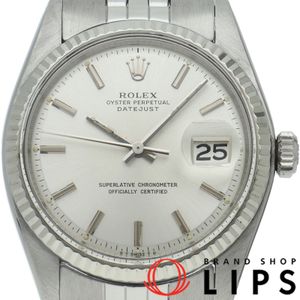Rolex Datejust Men's Watch, Antique, Datejust Mens 1601(3), 18K White Gold/Stainless Steel, Silver, Polished, 1973, Excellent Condition [Pre-owned]