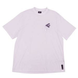 全新未使用 ▲ FENDI FY1217 2023款，100%純棉，FF標誌，圓領短袖T卹，粉紅色，L碼，義大利製造，正品，男士