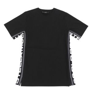 สินค้าใหม่ยังไม่ได้ใช้งาน▲สเตลล่า แม็กคาร์ทนีย์ 601853 ผ้าฝ้าย 100% เสื้อยืดคอกลมแขนสั้นแต่งแถบข้าง สีดำ สีขาว ไซส์ XS ผลิตในโปรตุเกส ของแท้ สำหรับผู้หญิง