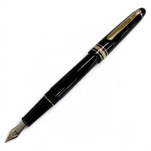 極美品□MONTBLANC モンブラン マイスターシュテュック クラシック ショパン Pix145 ペン先14K Bニブ 万年筆 ブラック ゴールド ドイツ製 メンズ 箱付き