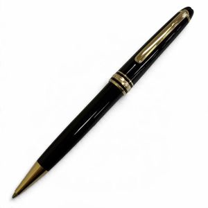 美品□MONTBLANC モンブラン マイスターシュテュック クラシック ツイスト式 ボールペン ブラック ゴールド ドイツ製 メンズ 筆記確認済み