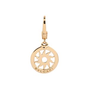 【中古】ブルガリBVLGARI チャーム トンドサン K18イエローゴールド