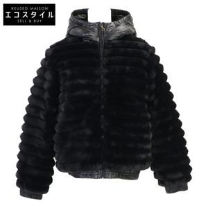 Moncler LATIFE Faux Fur Hooded Down Jacket, Size 14A (Used) - Excellent Condition