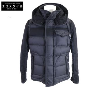 Moncler Ryan nylon-panel wool down jacket, size 2, excellent condition. [Used]