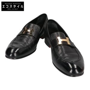 รองเท้าโลฟเฟอร์หนัง Hermes รุ่น Constance พร้อมอะไหล่ทอง H Buckle ไซส์ 41 1/2【สินค้ามือสอง】