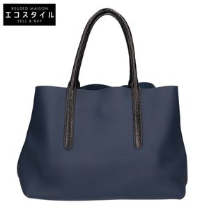 메종 타쿠야(MAISON TAKUYA) 저먼 슈렁큰 카프/이탈리안 램 크로코 핸들 Basket Briefcase/바스켓 브리프 【중고】