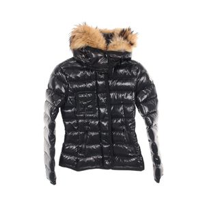 [Used] Moncler MONCLER Down Jacket, Black Nylon, Women's, Used A