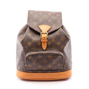 【二手】 LOUIS VUITTON 双肩包 Montsouris MM M51136 PVC涂层帆布 皮革 Montsouris MM 女士 Used B
