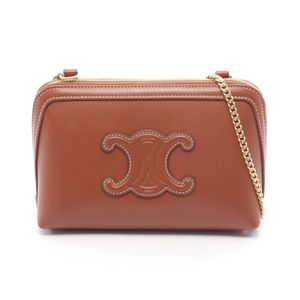 【二手】Celine CELINE單肩背包/手拿包 Cuile Triomphe 10E383DR804LU 真皮單肩背包 女士 全新