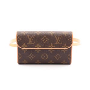 【二手】 LOUIS VUITTON 路易威登 腰包 胸包/腰包 Pochette Florentine M51855 PVC涂层帆布 皮革 Pochette Florentine