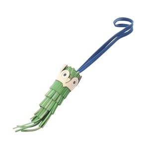 [สินค้ามือสอง] เฮอร์มีส HERMES เสน่ห์ Chouette Vert Yucca/Vert Cricket/ หนัง เสน่ห์ Chouette Vert Yucca/Vert Cricket/Nata/Blue